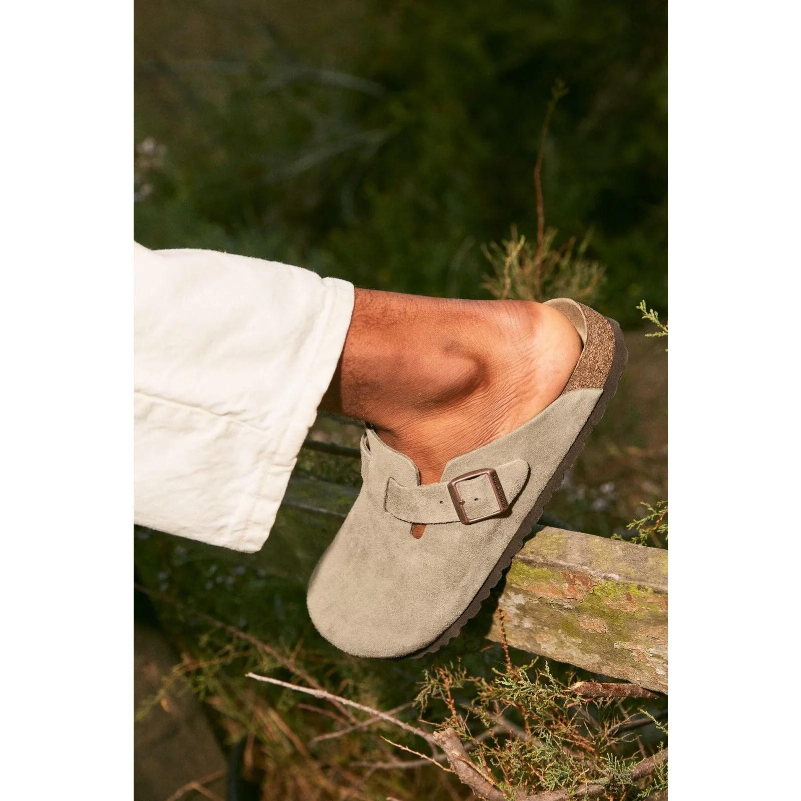 BIRKENSTOCK BOSTON SOFT FOOTBED WILDLEDER UNISEX