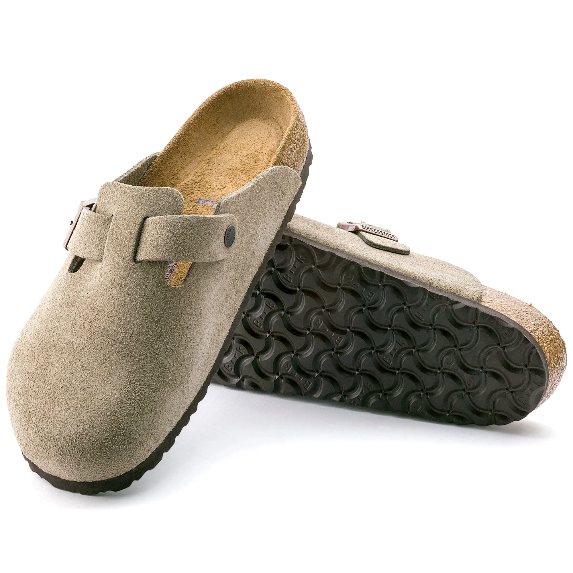BIRKENSTOCK BOSTON SOFT FOOTBED WILDLEDER UNISEX