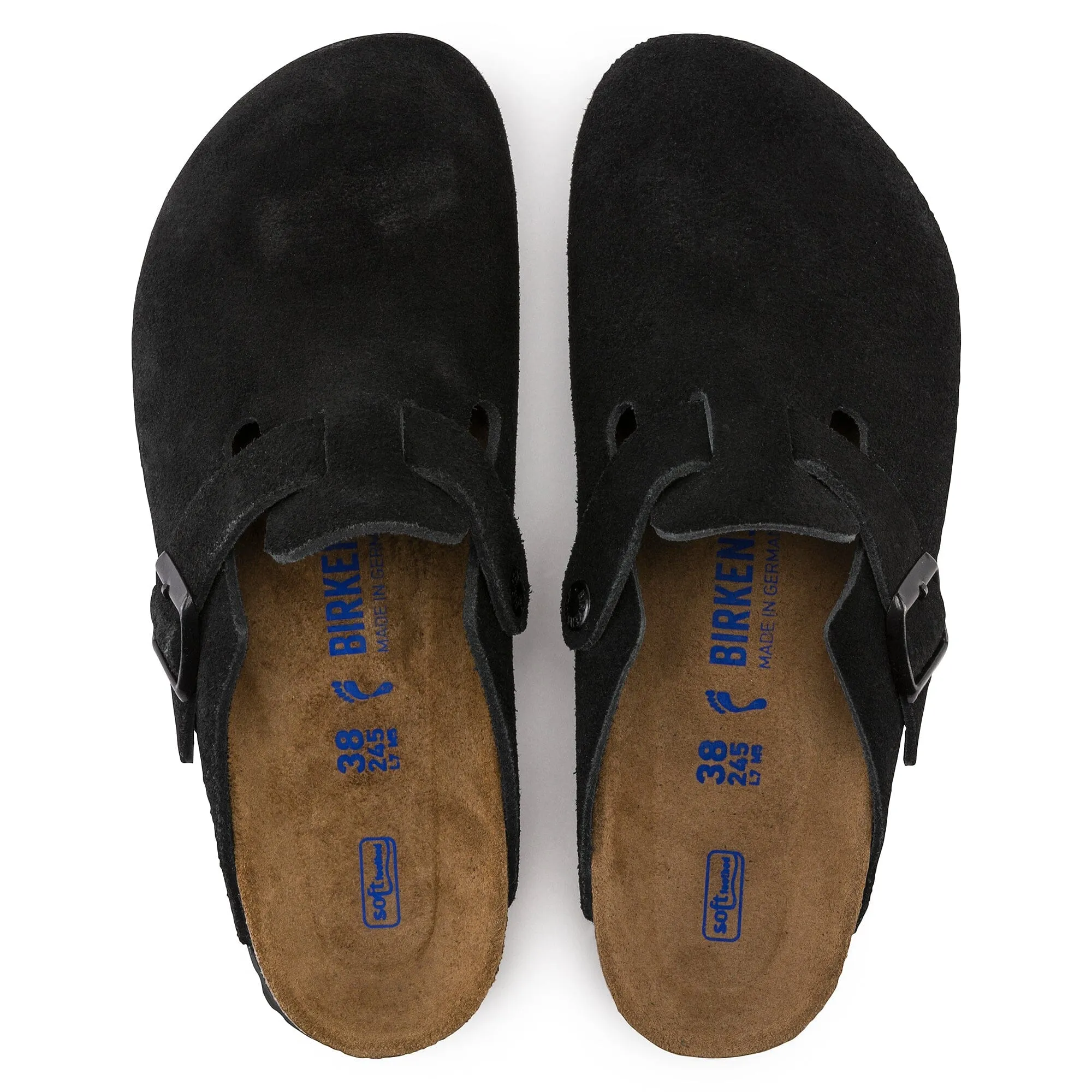 BIRKENSTOCK BOSTON SOFT FOOTBED SUEDE UNISEX MITTEL UND WEIT