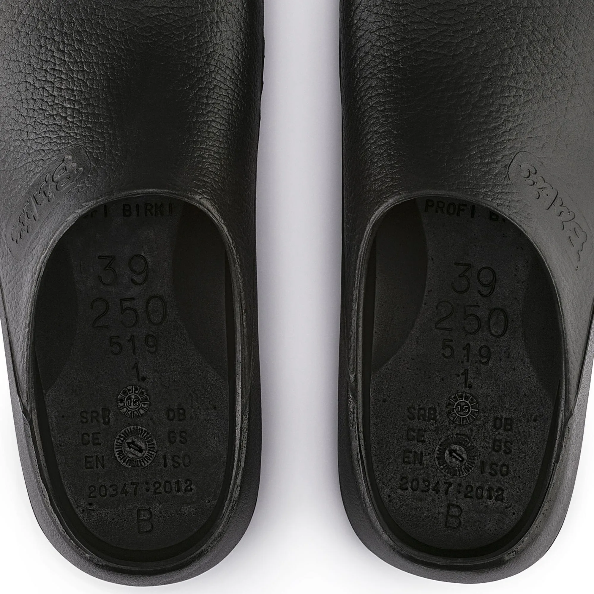 BIRKENSTOCK PROFI-BIRKI SCHWARZ POLYURETHAN UNISEX