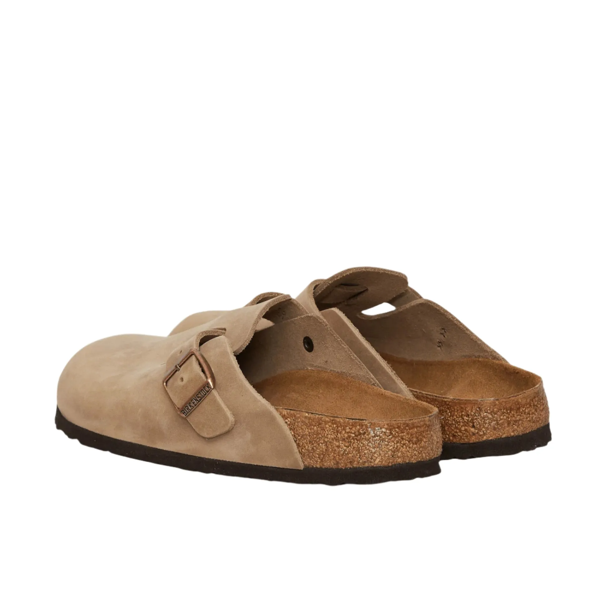 Birkenstock Schuhe Boston Geöltes Leder Tabak Regular