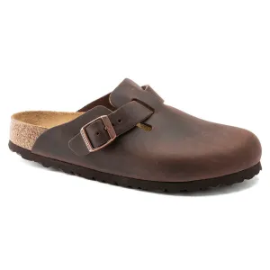 Birkenstock Schuhe Boston SFB Geöltes Leder Habana Standard