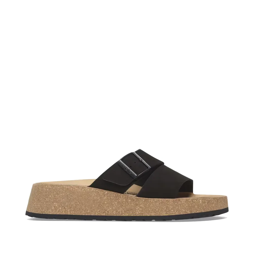 Birkenstock Damen Almina Schlappen-Sandale in Schwarz