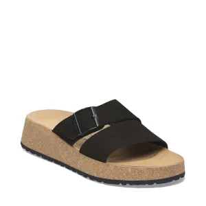 Birkenstock Damen Almina Schlappen-Sandale in Schwarz