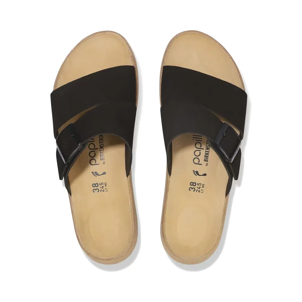 Birkenstock Damen Almina Schlappen-Sandale in Schwarz