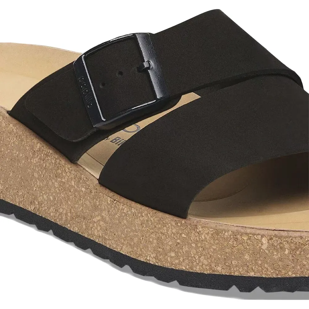 Birkenstock Damen Almina Schlappen-Sandale in Schwarz