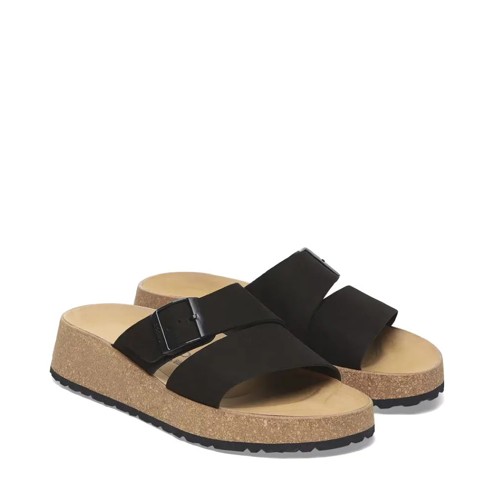 Birkenstock Damen Almina Schlappen-Sandale in Schwarz