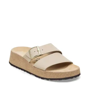 Birkenstock Damen Almina Schlapfen Sandale in Sandburg Beige