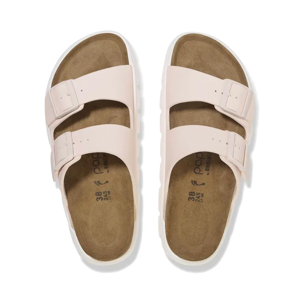 Birkenstock Damen Arizona Chunky Birko-Flor Sandale in Hellrosa