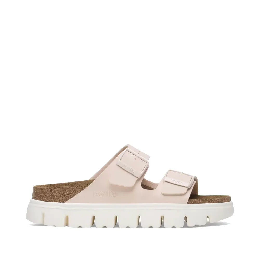 Birkenstock Damen Arizona Chunky Birko-Flor Sandale in Hellrosa