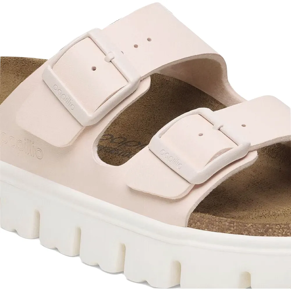 Birkenstock Damen Arizona Chunky Birko-Flor Sandale in Hellrosa