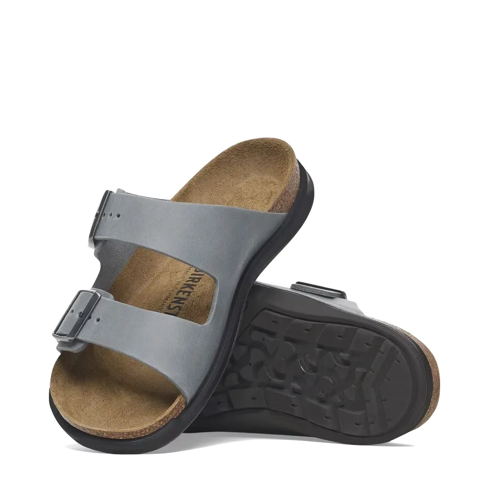 Birkenstock Damen Arizona Crosstown Robustes Ölleder-Sandalette in Basalt