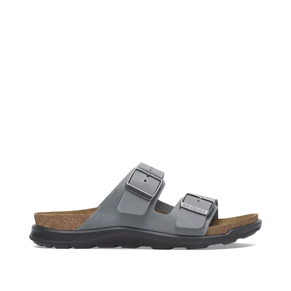 Birkenstock Damen Arizona Crosstown Robustes Ölleder-Sandalette in Basalt