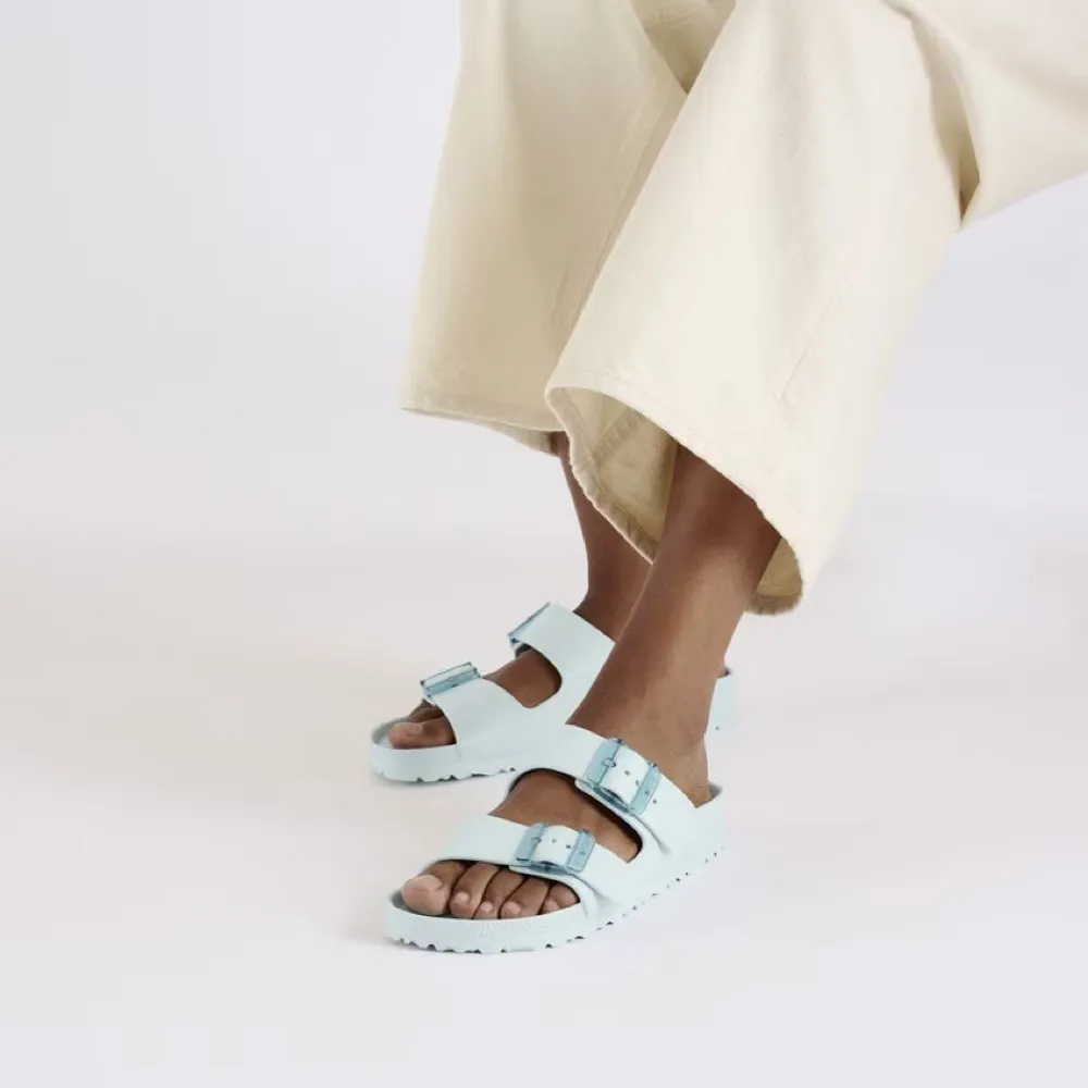 Birkenstock Damen Arizona EVA Stealth Schnalle Sandale in Surf Grün