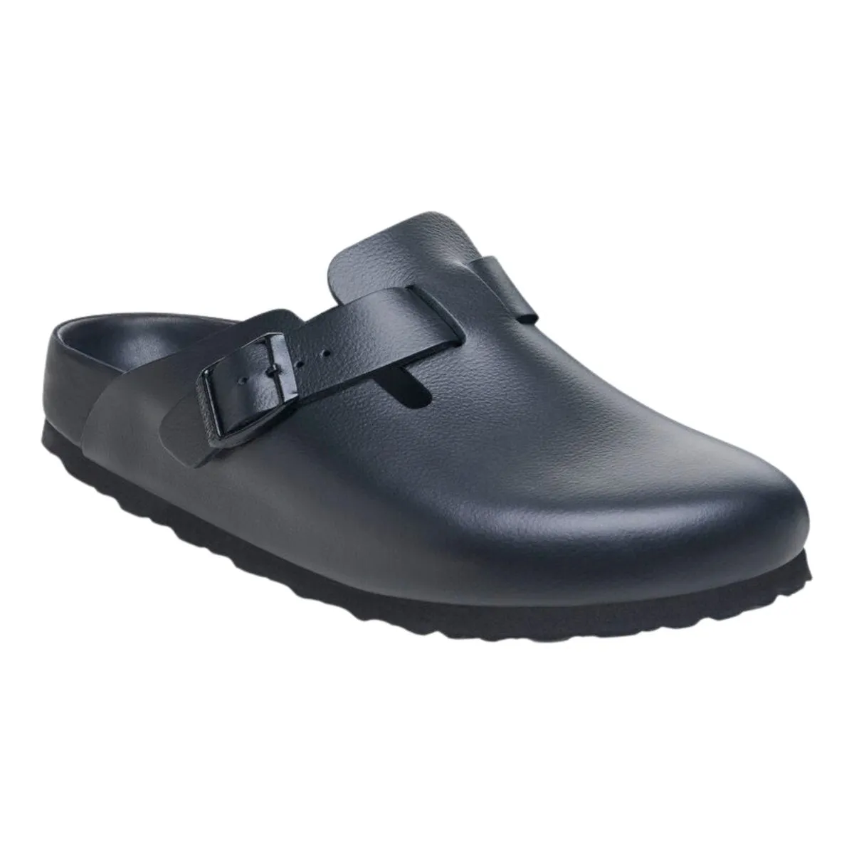 Birkenstock Damen Boston Exquisit Schwarz Leder