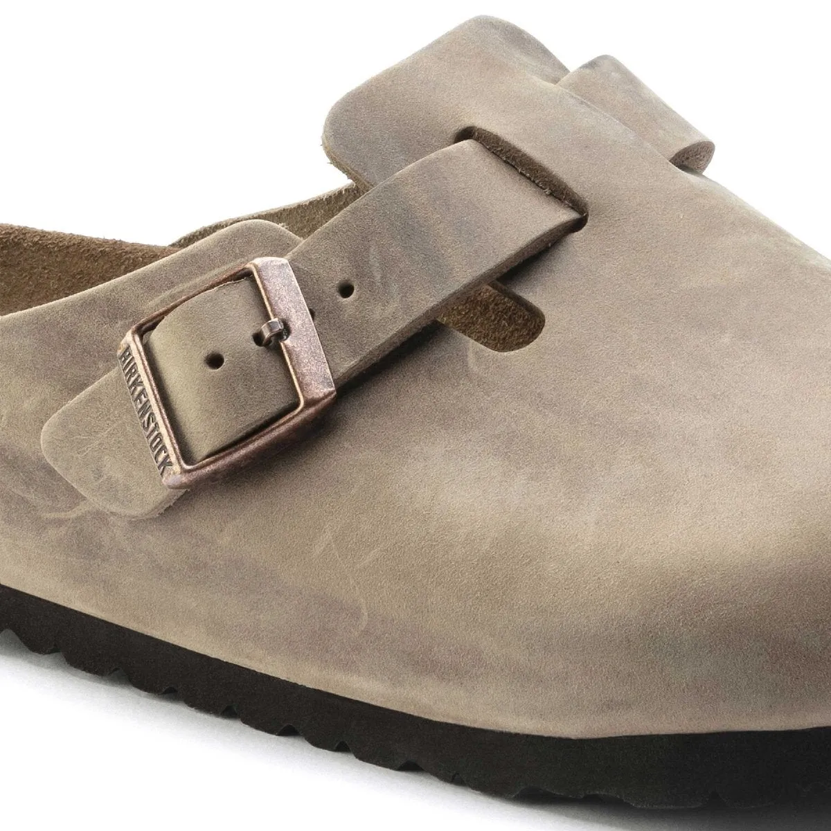 Birkenstock Damen Boston SOFT Fußbett Tabak Geölt