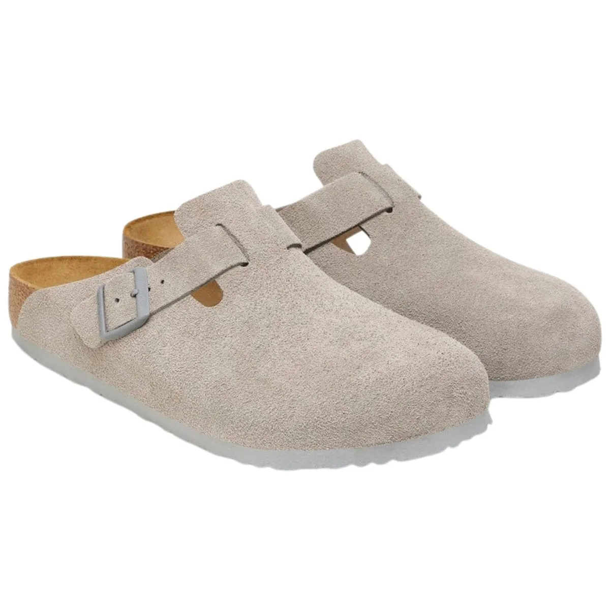 Birkenstock Damen Boston Stone Coin Wildleder