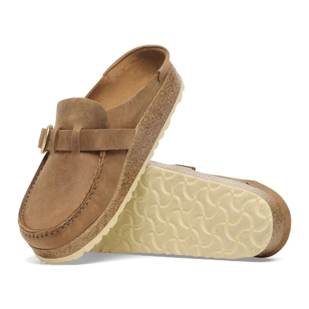 Birkenstock Damen Buckley Ölleder Cognac