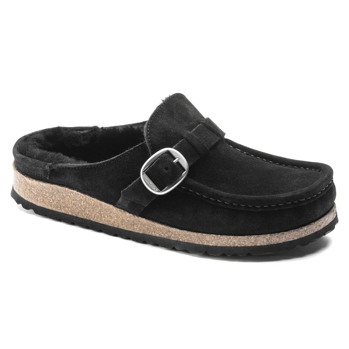 Birkenstock Damen Buckley Shearling Schwarz