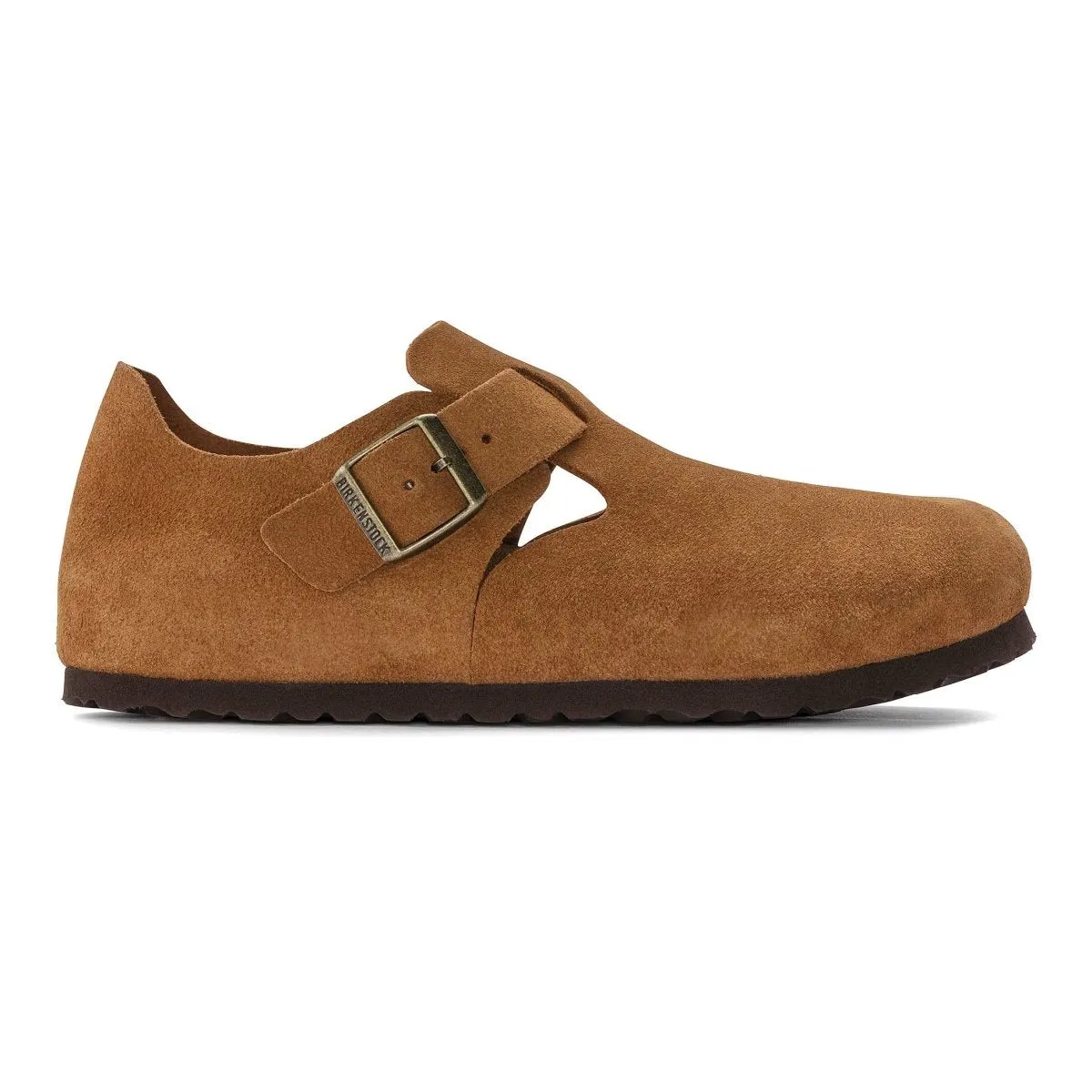 Birkenstock Damen London Mink Wildleder