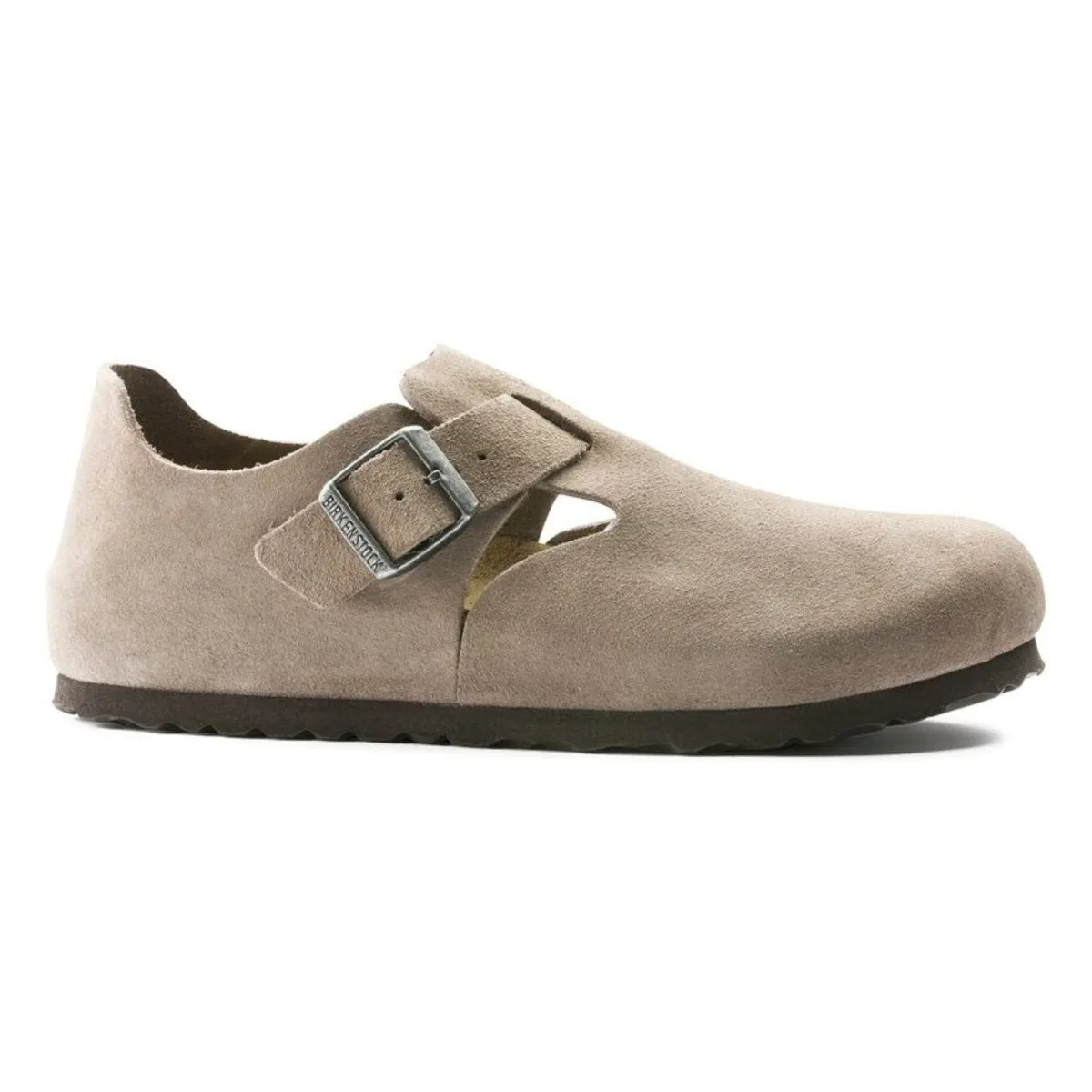Birkenstock Damen London Taupe Wildleder
