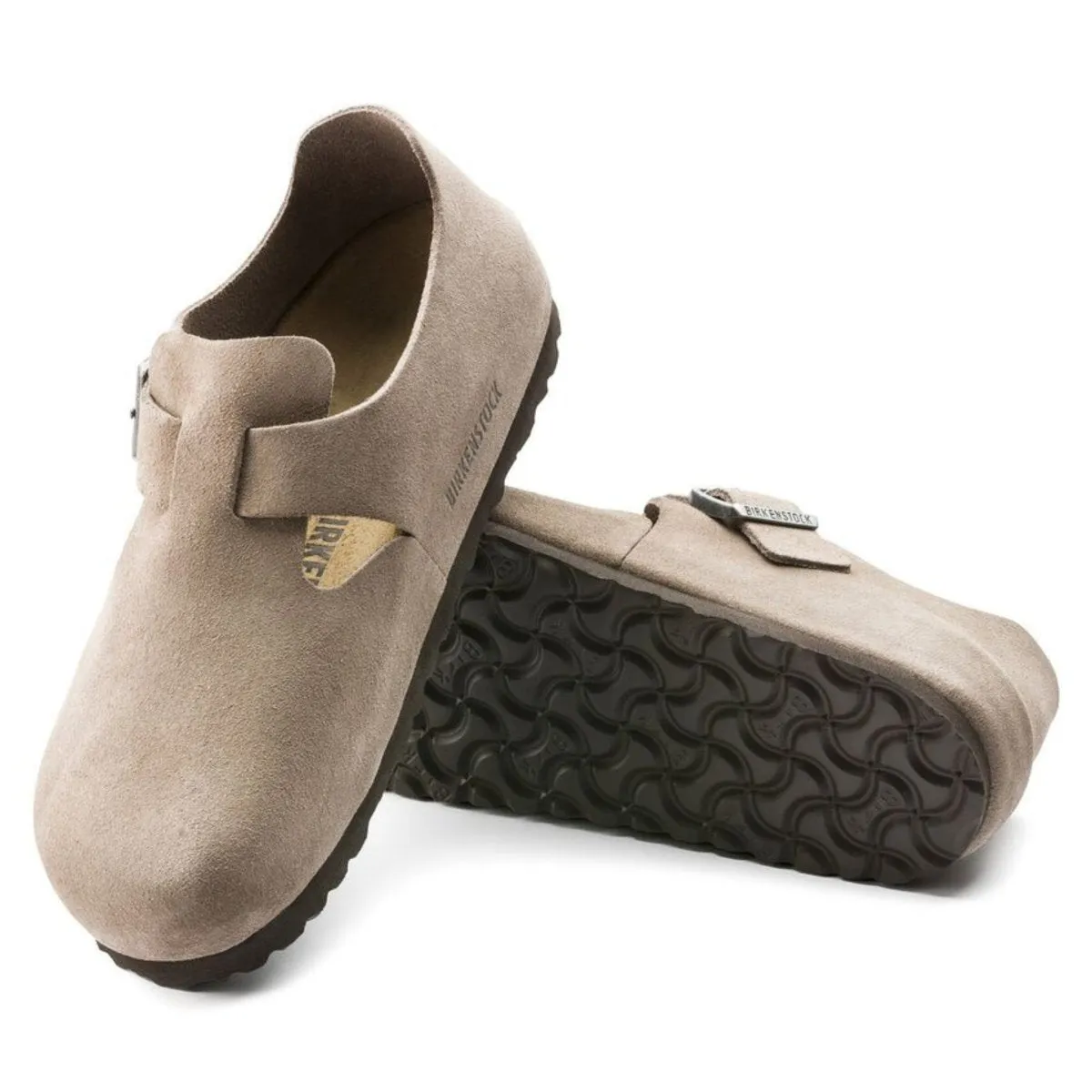 Birkenstock Damen London Taupe Wildleder