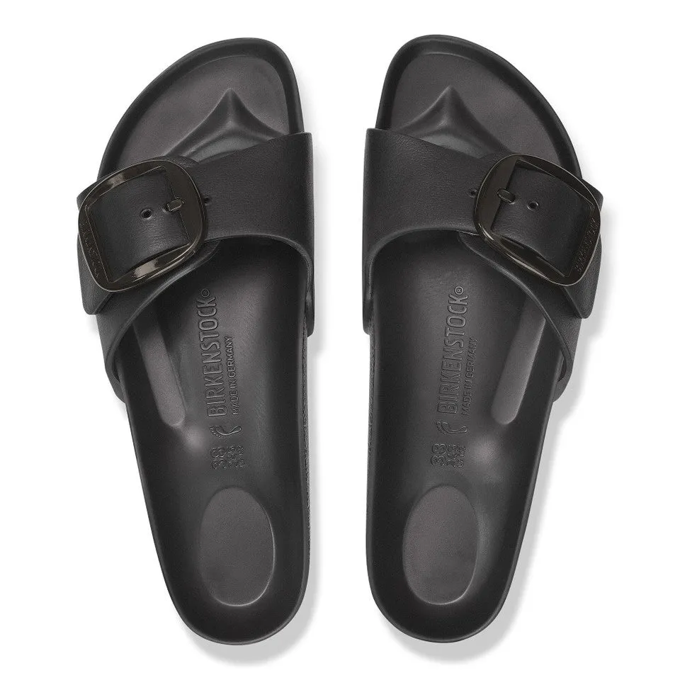 Birkenstock Damen Madrid Big Buckle EVA Sandale in Schwarz