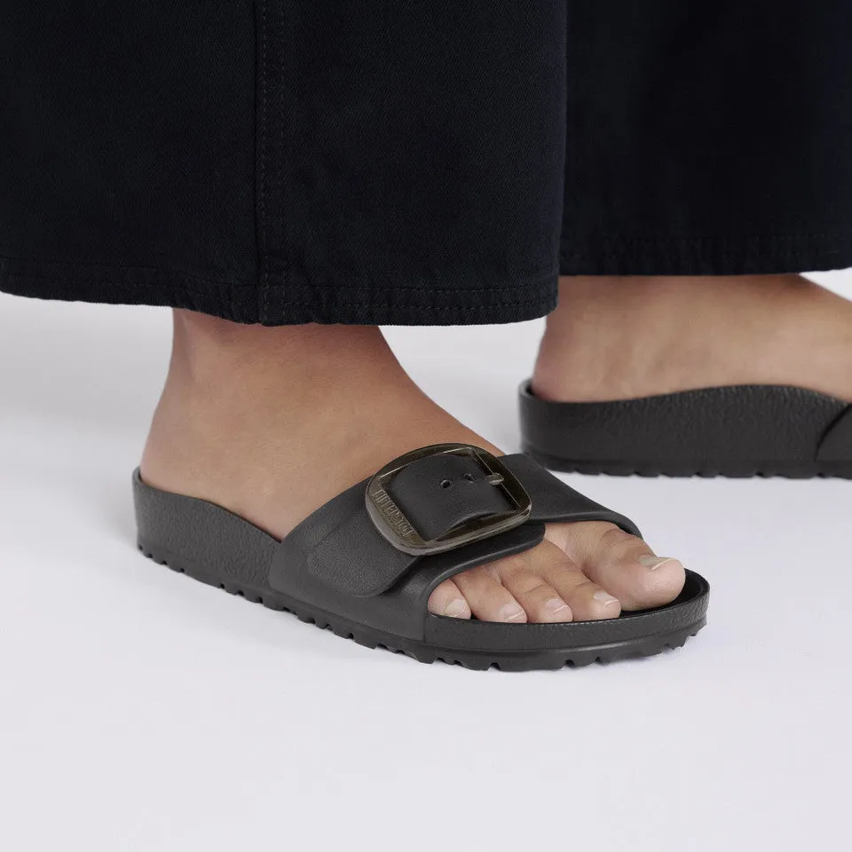 Birkenstock Damen Madrid Big Buckle EVA Sandale in Schwarz