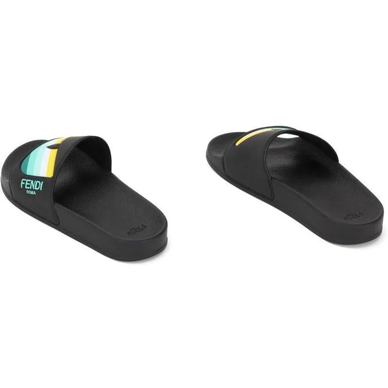 Black Eye Slide Sandalen