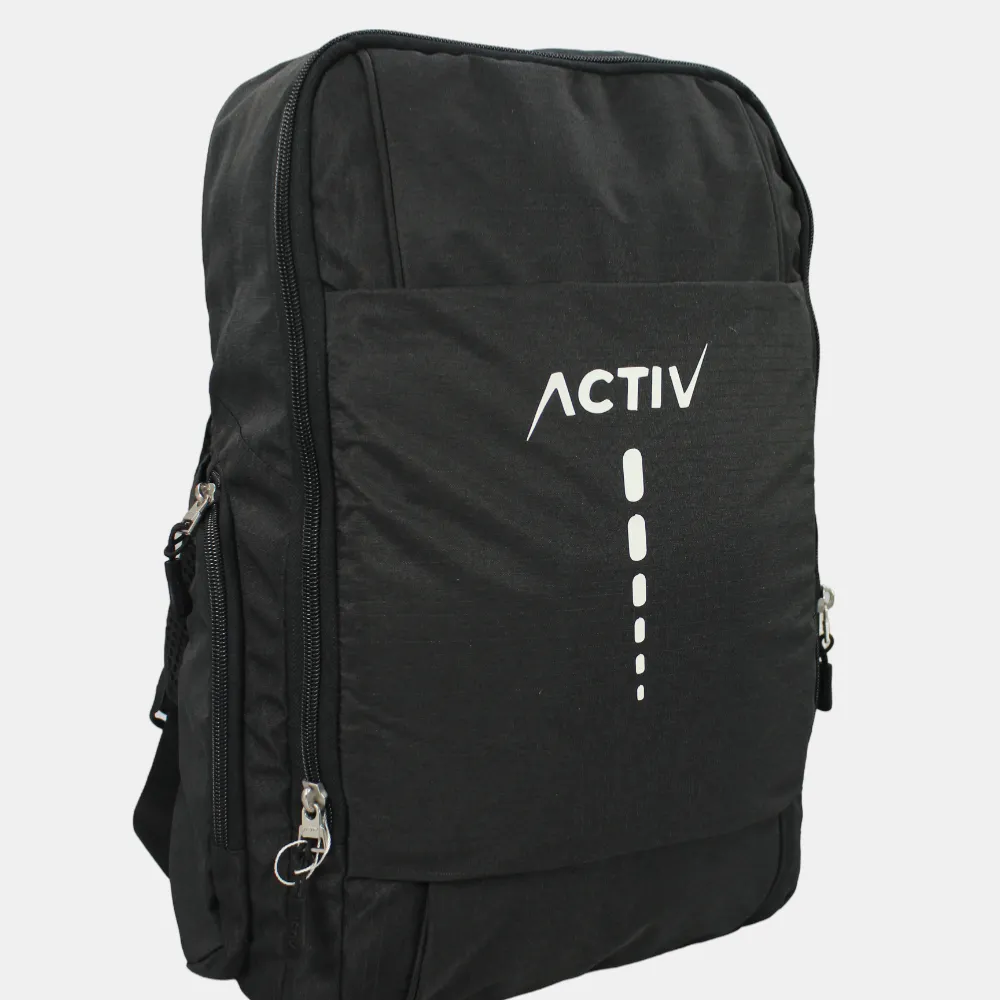 Schwarzer Laptop-Rucksack