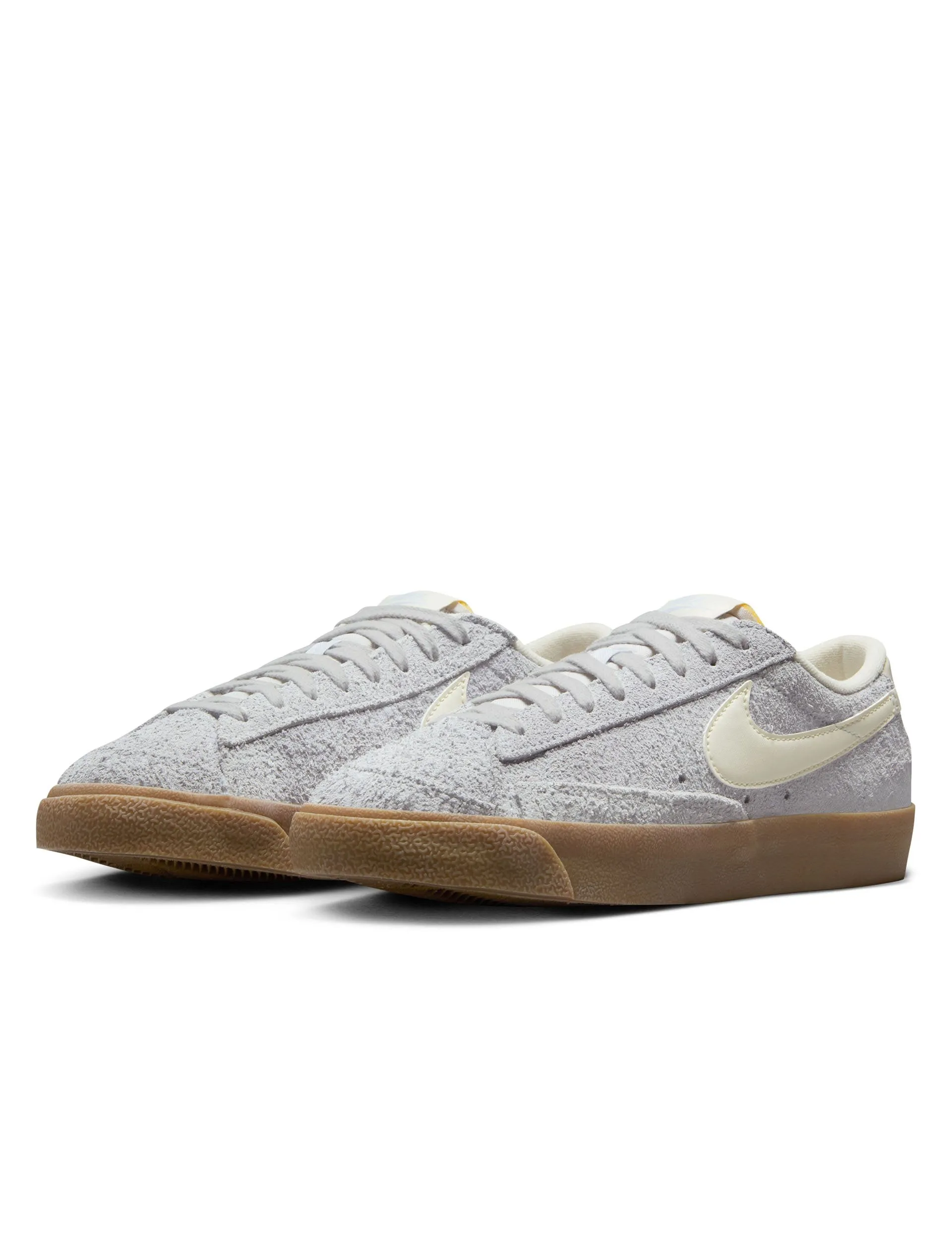 Blazer Low '77 Vintage Schuhe - Football Grau/Blasses Elfenbein/Gummi Hellbraun Schuhe_Nike_Trainer