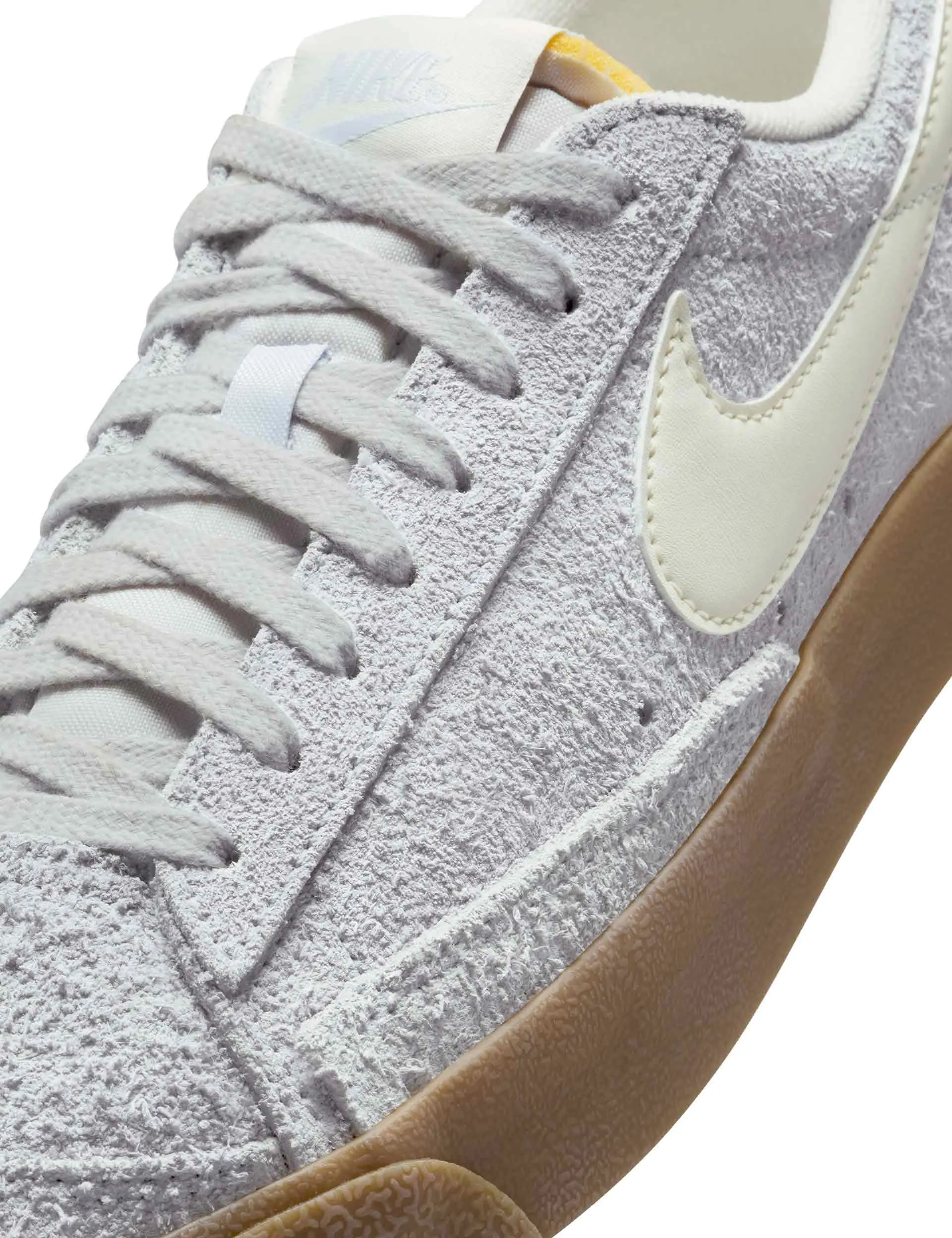 Blazer Low '77 Vintage Schuhe - Football Grau/Blasses Elfenbein/Gummi Hellbraun Schuhe_Nike_Trainer