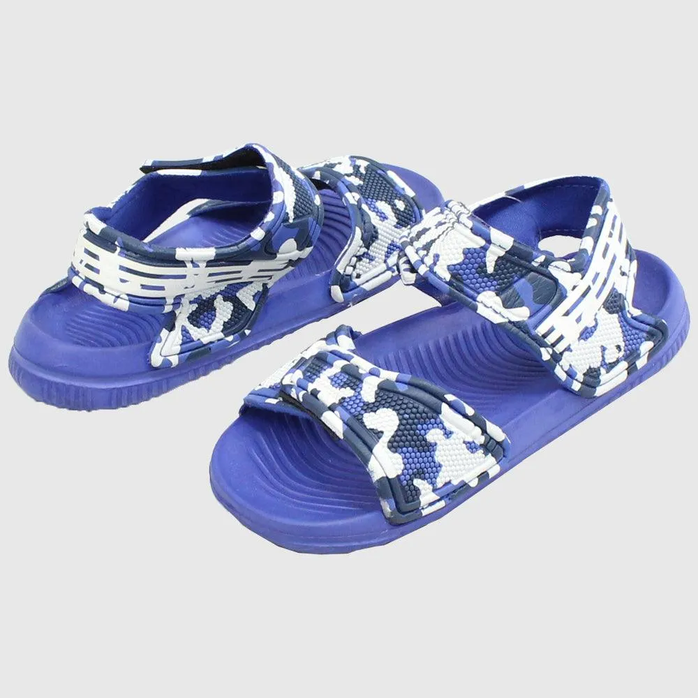 Blaue Armee Jungen-Sandalen