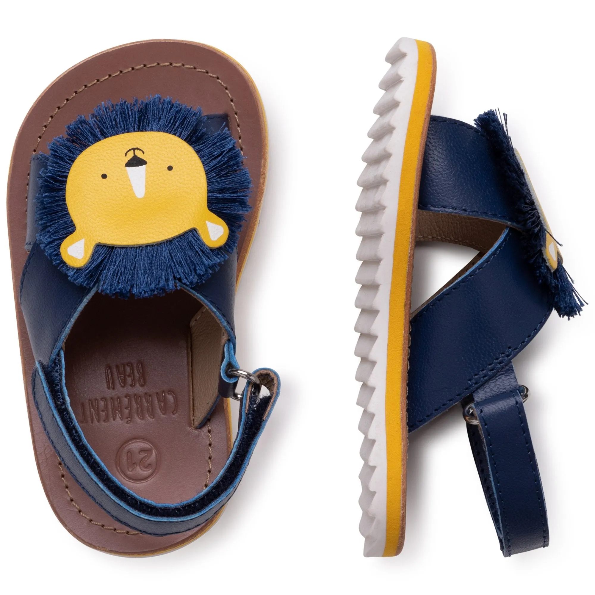 Blaue Sandalen