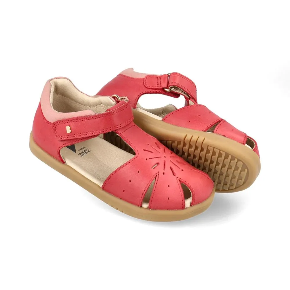 Bobux: I-Walk Kompass Mädchen Sandalen - Mineralrot   Rosa