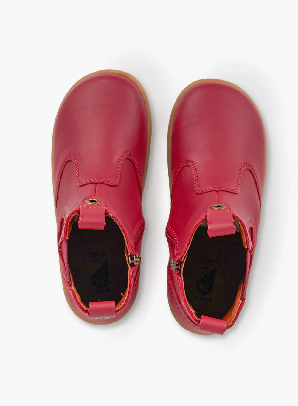 Bobux: Jodhpur - Lederstiefel für Mädchen - Preiselbeere