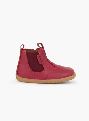 Bobux: Jodhpur - Lederstiefel für Mädchen - Preiselbeere