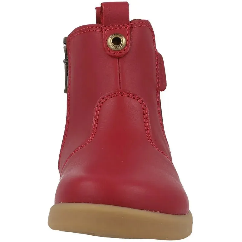 Bobux: Jodhpur - Lederstiefel für Mädchen - Preiselbeere