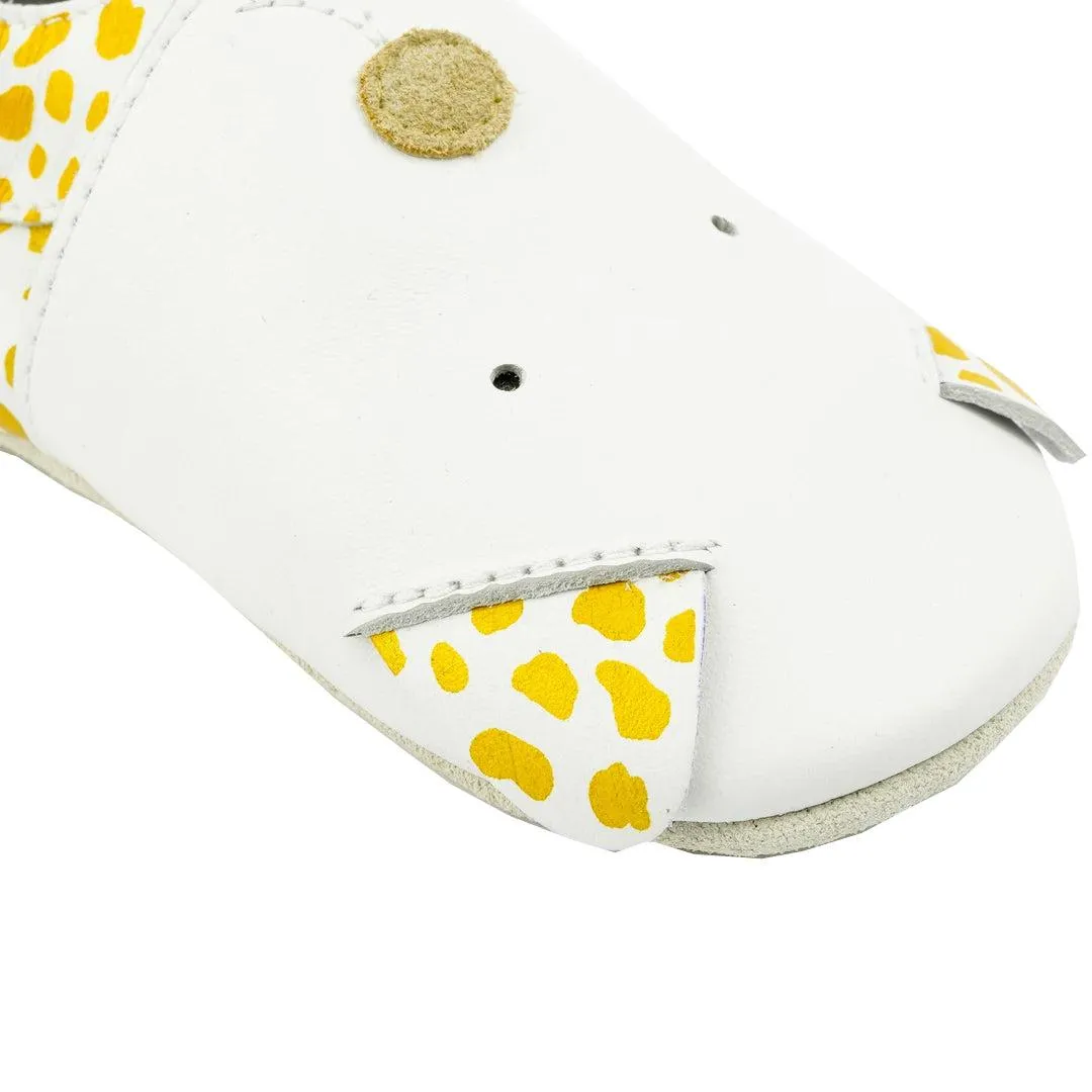 Bobux Soft Sole Dalmatiner - Weiß