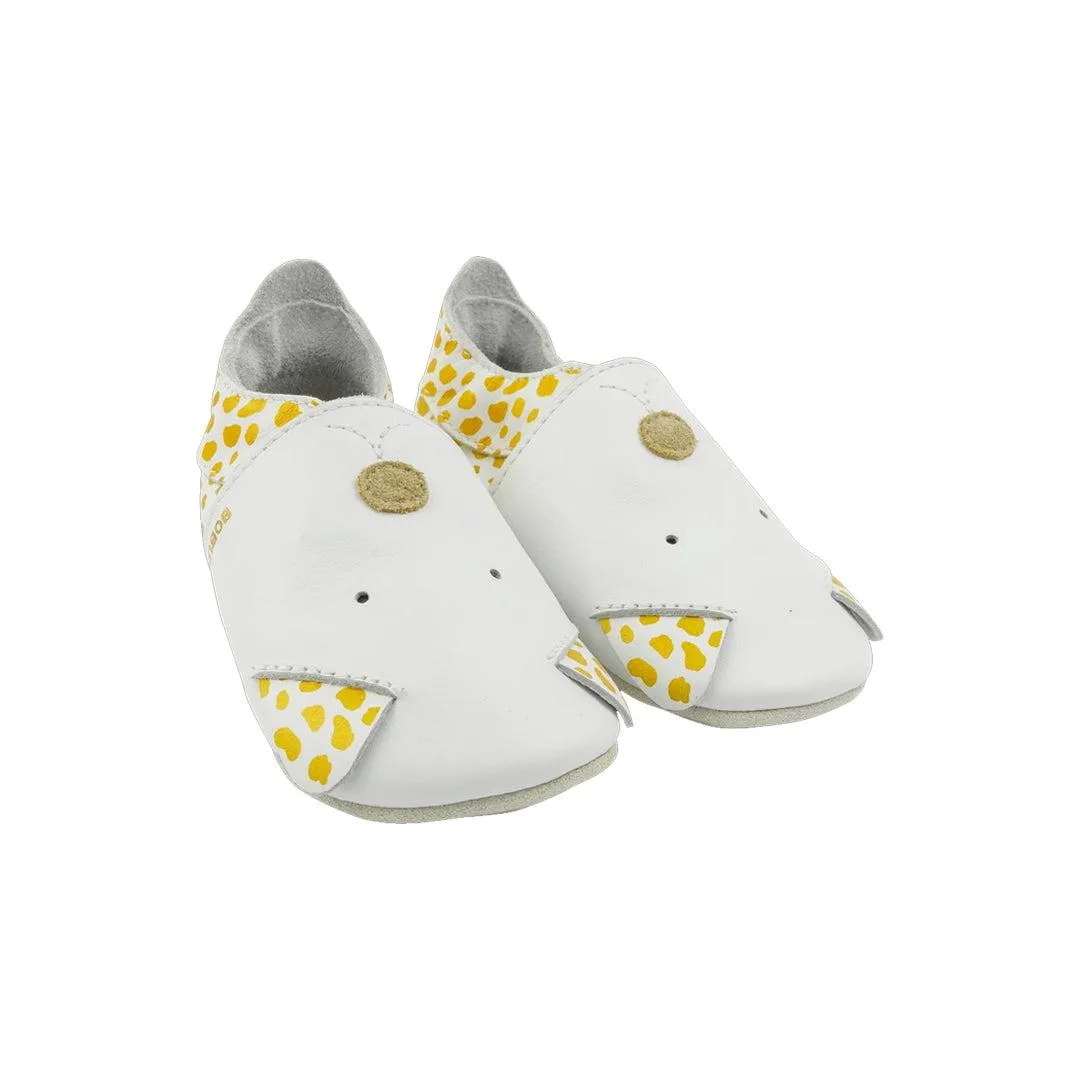 Bobux Soft Sole Dalmatiner - Weiß