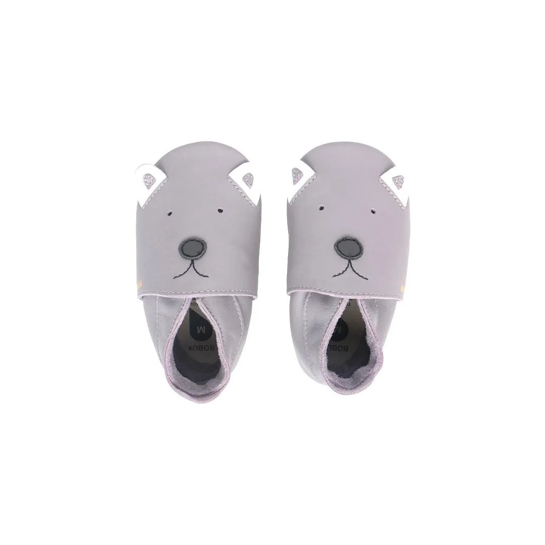 Bobux Soft Sole Woof - Möwengrau