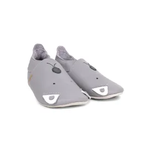 Bobux Soft Sole Woof - Möwengrau