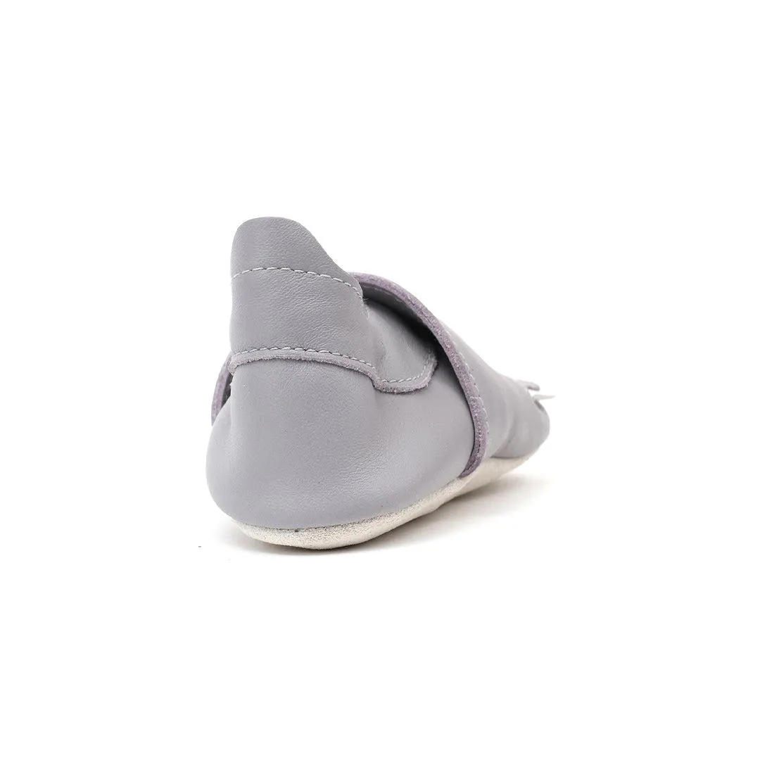 Bobux Soft Sole Woof - Möwengrau