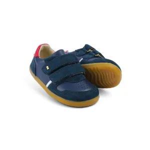 Bobux Step Up Riley Sneaker - Marineblau   Rot