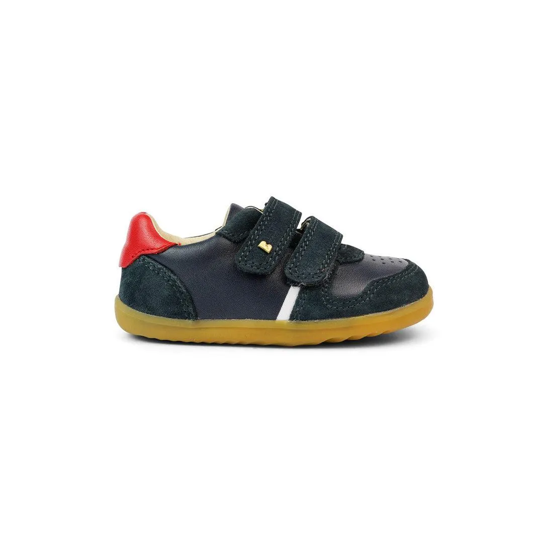 Bobux Step Up Riley Sneaker - Marineblau   Rot