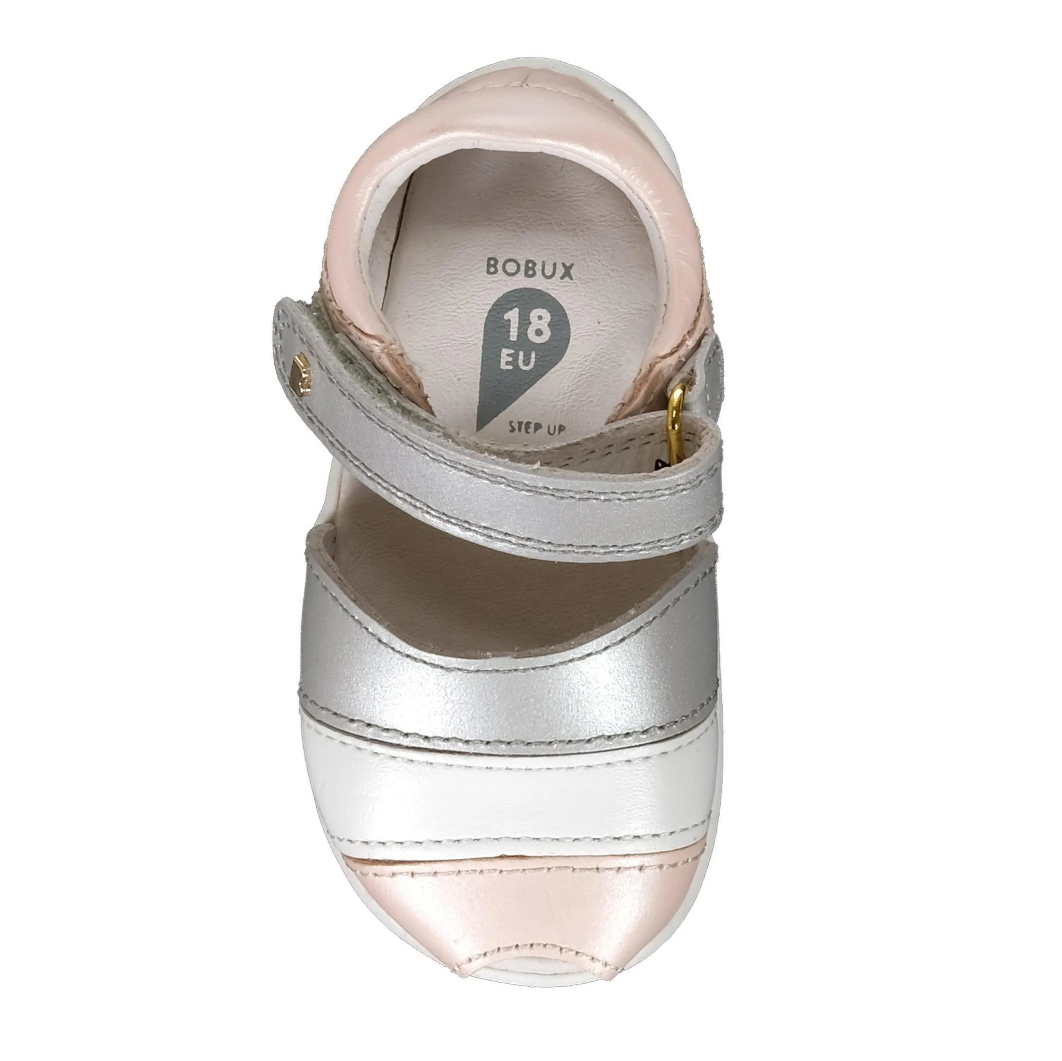 Bobux Step Up Twist 733103 Muschel/Silber Schuhe_Bobux