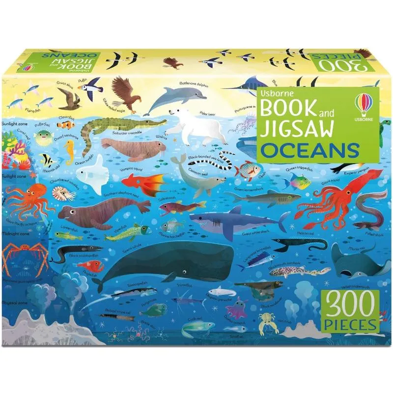 Buch und 300-teiliges - Ozeane Puzzle