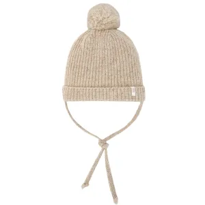 Jungen Beige Strickmütze