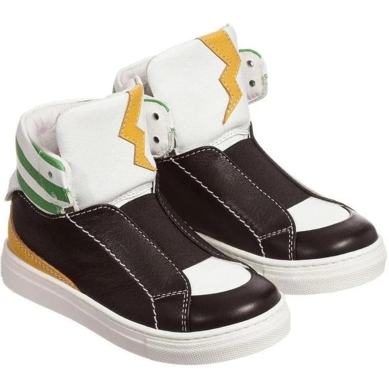 Jungen Schwarze High-Top Turnschuhe