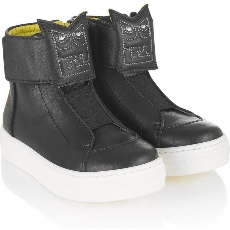 Jungen Schwarze High-Top Turnschuhe